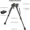 CVLIFE Rifle Bipod, 9-13 Inches, for Hunting & Shooting(Picatinny bipod)