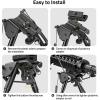 CVLIFE Rifle Bipod, 9-13 Inches, for Hunting & Shooting(Picatinny bipod)