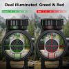 CVLIFE Rifle Scope 6-24×50 AO Red and Green Illuminated Long Range Scope for Hunting with Scope Rings(Blue)