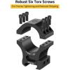 CVLIFE Scope Rings – Precision Scope Mount with Level Bubble for Picatinny Rails – 2 Pieces(High)
