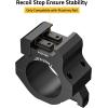 CVLIFE Scope Rings – Precision Scope Mount with Level Bubble for Picatinny Rails – 2 Pieces(Low)