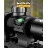 CVLIFE Scope Rings – Precision Scope Mount with Level Bubble for Picatinny Rails – 2 Pieces(Medium)