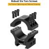 CVLIFE Scope Rings – Precision Scope Mount with Level Bubble for Picatinny Rails – 2 Pieces(Medium)