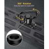 CVLIFE Sling Swivel Mount 1.25″ Traditional Sling Mount for Two Point Sling(1 Pack 360° Rotation)