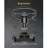CVLIFE Sling Swivel Mount 1.25″ Traditional Sling Mount for Two Point Sling(2 Pack Anti Rotation)