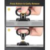 CVLIFE Sling Swivel Mount 1.25″ Traditional Sling Mount for Two Point Sling(4 Pack 360° Rotation)