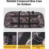 CVLIFE Soft Compound Bow Case, Bow Bag Archery Case with Thick Pearl Cotton Padding, with Backpack Straps & Shoulder Strap, Archery bag with Arrow Pocket for Gear Protection with Cardholder(Camo)