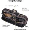 CVLIFE Soft Compound Bow Case, Bow Bag Archery Case with Thick Pearl Cotton Padding, with Backpack Straps & Shoulder Strap, Archery bag with Arrow Pocket for Gear Protection with Cardholder(Camo)