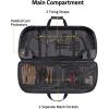 CVLIFE Soft Compound Bow Case, Bow Bag Archery Case with Thick Pearl Cotton Padding, with Backpack Straps & Shoulder Strap, Archery bag with Arrow Pocket for Gear Protection with Cardholder(Camo)