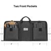 CVLIFE Soft Rifle Case 28 inch Gun Bag Pistol Case, Gun Cases for Rifles and Shotguns, Rifle Bag with Lockable Zipper for Outdoor Hunting Shooting(Black)