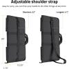 CVLIFE Soft Rifle Case 28 inch Gun Bag Pistol Case, Gun Cases for Rifles and Shotguns, Rifle Bag with Lockable Zipper for Outdoor Hunting Shooting(Black)