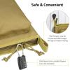 CVLIFE Soft Rifle Case 28 inch Gun Bag Pistol Case, Gun Cases for Rifles and Shotguns, Rifle Bag with Lockable Zipper for Outdoor Hunting Shooting(Khaki)