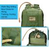 CVLIFE Tactical Backpack Military Army Rucksack 60L Large Assault Pack Detachable Molle Bag(06-army Green With Patch)