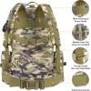 CVLIFE Tactical Backpack Military Army Rucksack 60L Large Assault Pack Detachable Molle Bag(Auriclash)