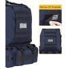 CVLIFE Tactical Backpack Military Army Rucksack 60L Large Assault Pack Detachable Molle Bag(Blue)