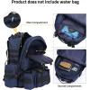 CVLIFE Tactical Backpack Military Army Rucksack 60L Large Assault Pack Detachable Molle Bag(Blue)