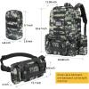 CVLIFE Tactical Backpack Military Army Rucksack 60L Large Assault Pack Detachable Molle Bag(Shadowstand)