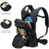 CVLIFE Tactical Hydration Backpack with 3L TPU Water Bladder, Molle Lightweight Large Capacity Water Backpacks for Men Women, Hydration Water Pack for Hiking, Hunting, Camping and Running, Black