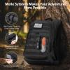 CVLIFE Tactical Hydration Backpack with 3L TPU Water Bladder, Molle Lightweight Large Capacity Water Backpacks for Men Women, Hydration Water Pack for Hiking, Hunting, Camping and Running, Black