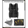 CVLIFE Tactical Range Backpack with Removable Divider, Gun Cases Bag with 4 Pistol Carrying Cases, Rucksack for Shooting (Tan, Medium)(Black)