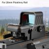 CVLIFE Upgraded Quick-Detach Picatinny Mount for Red Dot Sight,Multiple Reticle System Open Reflex Sight, 33mm Wide Objective Diameters Red Dot Optics with Fully Multi-Coated Lenses.