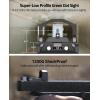 CVLIFE WolfCloak X04 Motion Awake Green Dot Sight for RMR Cut Footprint, 3 MOA Green Dot Open Reflex Sight, 24mm Lens Optics Scope for Full-Sized Pistols, Adapter for Glock MOS & 21mm Picatinny Base