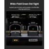 CVLIFE WolfCovert Full-Sized Optic, Motion Awake Red/Green Dot Sight for RMR Cut Footprint, 28mm Large Lens, 3MOA Shockproof Open Reflex Sight, with Adapter Plate for MOS and 21mm Picatinny Base.(Green Dot)