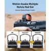 CVLIFE WolfCovert X S01 Competition Multiple Reticle Red Dot, 3 MOA Dot & 50 MOA Circle Optic, 28mm Large Len, Motion Awake Red Dot for RMR, Open Reflex Optic with Adapter Plate for MOS & Picatinny.