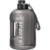 CVLIFE 1 Gallon Water Bottle with Handle, Large Gallon Water Jug with Strap, Big Sports Bottle for Gym, Reusable Black Water Container, 128 oz, Leak Proof, BPA Free