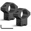CVLIFE 1 Inch Scope Rings – Scope Mount for Dovetail and Picatinny Rails – 2 Pieces(Black)