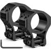 CVLIFE 1 inch Dovetail Scope Rings Mount for 3/8 inch or 11mm Dovetail Rails – 1″ Rifle Scope Mount with See Through Base – 2 Pieces(Medium)