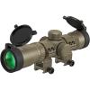 CVLIFE 1.5-5×32 Crossbow Scope, 20-100 Yards Etched Glass Ballistic Reticle, Red Green Illuminated Crossbow Scope for Hunting with 20mm Scope Rings(Flat Dark Earth)
