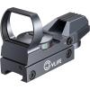 CVLIFE 1X22X33 Red Green Dot Gun Sight Scope Reflex Sight with 20mm Rail(Silver)