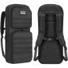 CVLIFE 30″ 34″ Soft Rifle Case Gun Backpack, Double Rifle Backpack Gun Bag Gun Case Covert Bug Out Bag, with Lockable Zipper for Hunting Shooting(Black)
