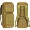 CVLIFE 30″ 34″ Soft Rifle Case Gun Backpack, Double Rifle Backpack Gun Bag Gun Case Covert Bug Out Bag, with Lockable Zipper for Hunting Shooting(Flat Dark Earth)