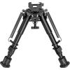 CVLIFE 6-9 Inches Picatinny Bipod Adjustable Spring Return with Picatinny Adapter(Black)