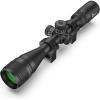 CVLIFE EagleFeather AO Rifle Scope – Medium Range Scope with Locking Turret – Red and Green Illuminated 1″ Tube Optics for Hunting, SFP Riflescope with Sunshade and Mount(3-12X44)
