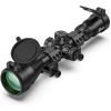 CVLIFE EagleFeather F02 Rifle Scope with Side Focus Parallax Adjustment, Illuminated Mil-Dot Reticle, 30mm Tube Long Range Rifle Scope for Hunting, SFP Riflescope with 20mm Scope Rings(6-18×50)