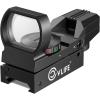 CVLIFE FoxSpook Motion Awake Multi Reticle Green & Red Dot Sight, Reflex Sight for Picatinny, Absolute Co-Witness Red Dot Optics Scope with 31×21mm Large Window