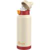 CVLIFE Insulated Stainless Steel Water Bottle with Straw for Sports and Travel, BPA-Free Sports Water Bottle, 32 oz, Summer Blue(Strawberry Cream)