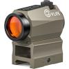 CVLIFE JackalHowl Red Dot Sight, Motion Awake 2 MOA Red Dot Optics, IPX7 Waterproof & Fogproof, 50,000H Battery Life, 1x20mm Compact Red Dot Scope for 21mm Picatinny Rail, Absolute Co-Witness(Sand)