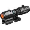 CVLIFE JackalHowl Red/Green Dot Sight & 3X Magnifier Combo Set, 2 MOA Motion Awake Red Dot Optics and Flip-to-Side Magnifier Kit, Absolute Co-Witness Mount(Red Dot)