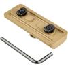 CVLIFE M-Rail Bipod Adapter Bipod Mount Sling Stud 4 T-Nuts 4 Screws and 1 Wrench (Flat Dark Earth)(Flat Dark Earth)
