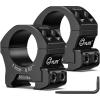 CVLIFE Precision Scope Rings Mount – Compatible with Picatinny Rails and More – 2 Pieces(Low)