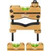 CVLIFE Professional Scope Leveling Kit Heavy Duty Scope Mounting Level with 2 Magnetic Universal Level Bubbles, Gold(Gold)
