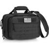 CVLIFE Range Bag, Gun Range Bags for Handguns and Ammo, Soft Pistol Case for Shooting and Hunting, Accessories for Men(Black)