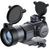 CVLIFE Red Green Dot Scope Reflex Sight for 20mm Cantilever Mount(Gray)