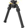 CVLIFE Rifle Bipod Quick Release Picatinny Bipod for Rifle 360 Degrees Swivel and Tiltable Head Adjustable Height and Foldable Legs for Shooting and Hunting(Black)