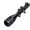 CVLIFE Rifle Scope 6-24×50 AO Red and Green Illuminated Long Range Scope for Hunting with Scope Rings(Blue)