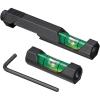 CVLIFE Scope Leveling Kit, Scope Level and Magnetic Bubble Level, Low Profile Lightweight Scope leveling Tool, Optic Scope Leveling Kit, Black